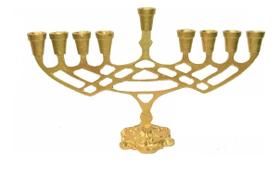 Candelabro 9 Velas - Menorá - Hanukkah Chanukiá