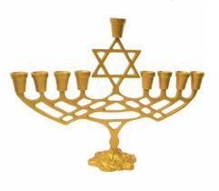 Candelabro 9 Velas - Menorá - Hanukkah Chanukiá - nacional