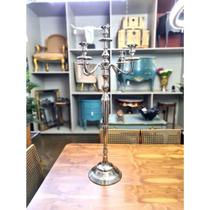 Candelabro Classico 05 Pontas Maior Prata Fino Desig Formosa