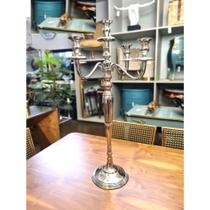 Candelabro Classico 05 Pontas Medio Prata Fin Design Formosa