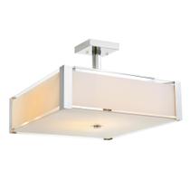 Candelabro CWI Lighting Lucie 4 Light Drum Shade Chrome