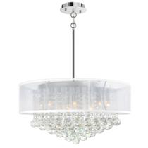 Candelabro CWI Lighting Radiant 24" 12 Light Chrome Shade