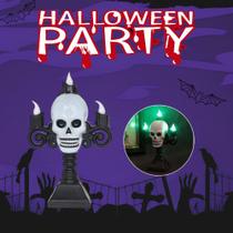 Candelabro de Led Yoss Halloween Caveira Ref: HLW6053
