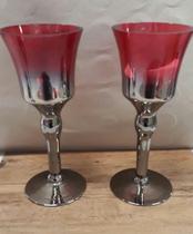 Candelabro de Vidro com duas peças 13.3x13.3x30cm - Sottile Candelabro de Vidro com duas peças 13.3x13.3x30cm - Sottile