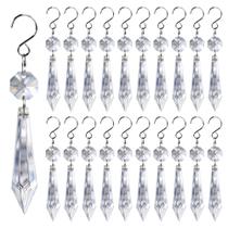 Candelabro Icicle Crystal Prisms H&D HYALINE & DORA 55mm Candelabro Icicle Crystal Prisms H&D HYALINE & DORA 55mm