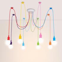 Candelabro JLDSO Colorful Spider Kids para quarto e sala de jogos Candelabro JLDSO Colorful Spider Kids para quarto e sala de jogos
