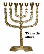 Candelabro Sete Pontas - Menora Grande Candelabro Sete Pontas - Menora Grande