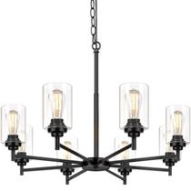 Candelabro Sucolite 33,5" 8 luzes Modern Farmhouse Preto Candelabro Sucolite 33,5" 8 luzes Modern Farmhouse Preto