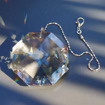 Candelabro suspenso Crystal Suncatcher Prism 80 mm com corrente