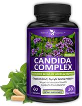 Candida Complex Potent Garden Orégano e Ácido Caprílico 60 cápsulas