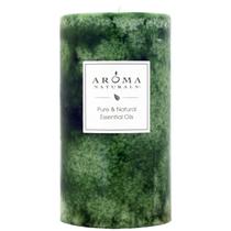 Candle Aroma Naturals Holiday Zimbro, abeto e manjericão 2,75 x 5 polegadas
