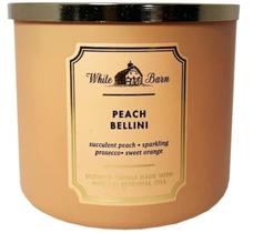 Candle Bath & Body Works White Barn 3-Wick 430 ml Peach Bellini