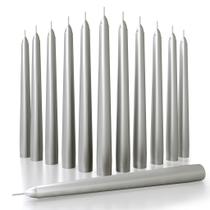 Candle CANDWAX 20 cm Silver Taper Set 12 Dripless Candle CANDWAX 20 cm Silver Taper Set 12 Dripless