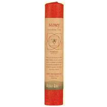 Candle, Chakra Pillar (Money) Vermelho por Aloha Bay