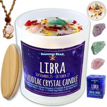 Candle DANCING BEAR Libra Zodiac 8 onças de cera de soja 45h Burn