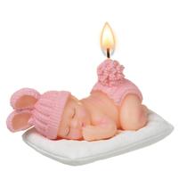 Candle Favors Mesiiloly Pink Baby Shower Sleeping Baby Girl Candle Favors Mesiiloly Pink Baby Shower Sleeping Baby Girl