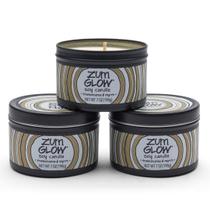 Candle Indigo Wild Zum Glow, olíbano e mirra, pacote com 3 unidades, 210 ml Candle Indigo Wild Zum Glow, olíbano e mirra, pacote com 3 unidades, 210 ml