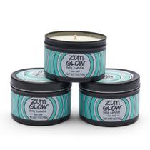 Candle Indigo Wild Zum Glow Soy - Aroma de sal marinho - 198g
