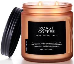Candle M&SENSE Coffee Scented 330g Cera de Soja Orgânica 70h Burn
