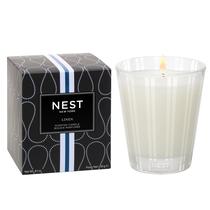 Candle NEST Fragrances, perfumada de linho, clássica, 240 ml