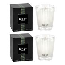 Candle NEST New York com aroma de bambu, 240 ml, pacote com 2
