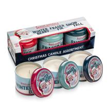 Candle Santa's Naturals Christmas Mini, pacote com 3, 99 ml cada Candle Santa's Naturals Christmas Mini, pacote com 3, 99 ml cada