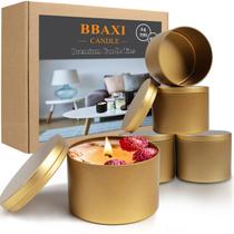Candle Tin BBAXI 235mL, 24 unidades para fazer velas, ferro dourado