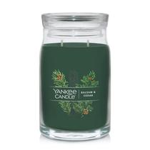 Candle Yankee Candle Balsam & Cedar 20 onças, 2 mechas