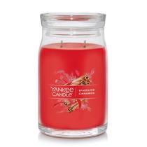 Candle Yankee Candle Signature Sparkling Cinnamon 20 onças Candle Yankee Candle Signature Sparkling Cinnamon 20 onças