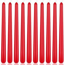 Candle Yiflyer Burgundy Taper, 25 cm, sem perfume, pacote com 10