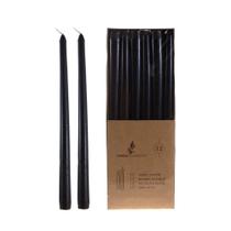 Candles Taper Candles Mega Candles Preto Sem Perfume 30 cm x 2 cm (12 unidades)