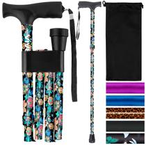 Cane Vive dobrável, ajustável, 84-94 cm, leve e portátil