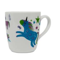 Caneca 225 ml Porcelana Schmidt - Dec. Unicornio Infantil