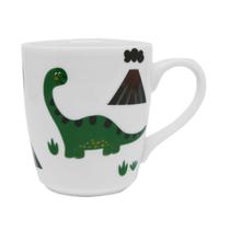 Caneca 225ml Porcelana Schmidt - Dec. Dinossauros Infantil Caneca 225ml Porcelana Schmidt - Dec. Dinossauros Infantil