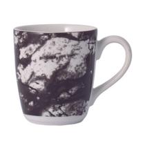 Caneca 225ml Porcelana Schmidt - Dec. Ônix Negro 2394