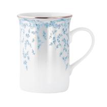Caneca 240ml Porcelana Schmidt - Dec. Sensile Blu 2424