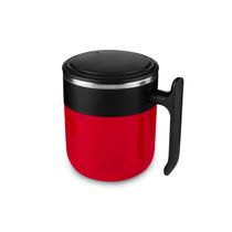 Caneca 300ml Café de Plástico e Interna de Aço Inox C/ Tampa