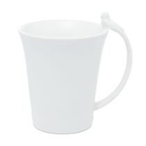 Caneca 300ml de porcelana Birds Branco Wolff - 26437