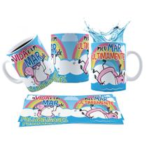 Caneca 325ml A vida é um mar de possibilidades, meu mar Caneca 325ml A vida é um mar de possibilidades, meu mar