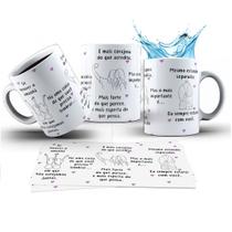 Caneca 325ml Amigas Amizade se houver o amanhã em que não Caneca 325ml Amigas Amizade se houver o amanhã em que não