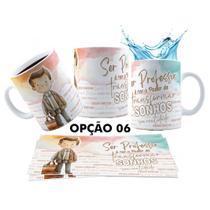 Caneca 325ml Aquarela Dia Dos Professores Obrigada