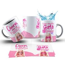 Caneca 325ml Barbie Chorei mas já passou, sou muito gata pra