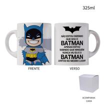 Caneca 325ml Batman Nunca juntos no mesmo lugar