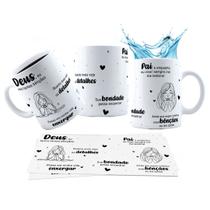 Caneca 325ml Bênçãos Que Não Têm Fim Deus eu tenho tantas