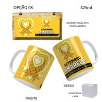 Caneca 325ml Campanha Setembro Amarelo