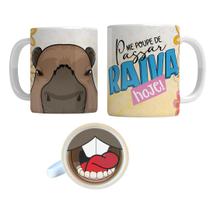Caneca 325ml Capivara Bocão Debochada Me poupe de passar