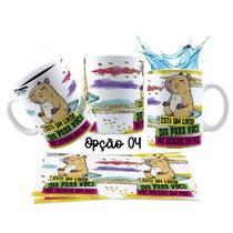 Caneca 325ml Capivara Sincerona Meu mais sincero foda-se