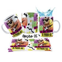 Caneca 325ml Capivara Sincerona Meu mais sincero foda-se