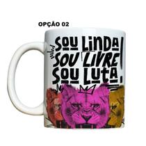 Caneca 325ml Dia da Mulher Mulherão Da Porr@ Poderosa