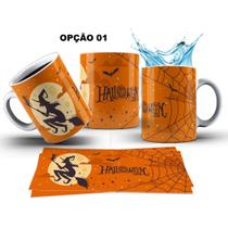 Caneca 325ml Dia Das Bruxas Happy Halloween